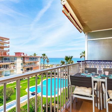 Beachfront Seaview Apartment In Los Boliches By Costarentals - Ref 141 フエンヒロラ エクステリア 写真